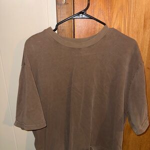 Brown T-Shirt Cropped